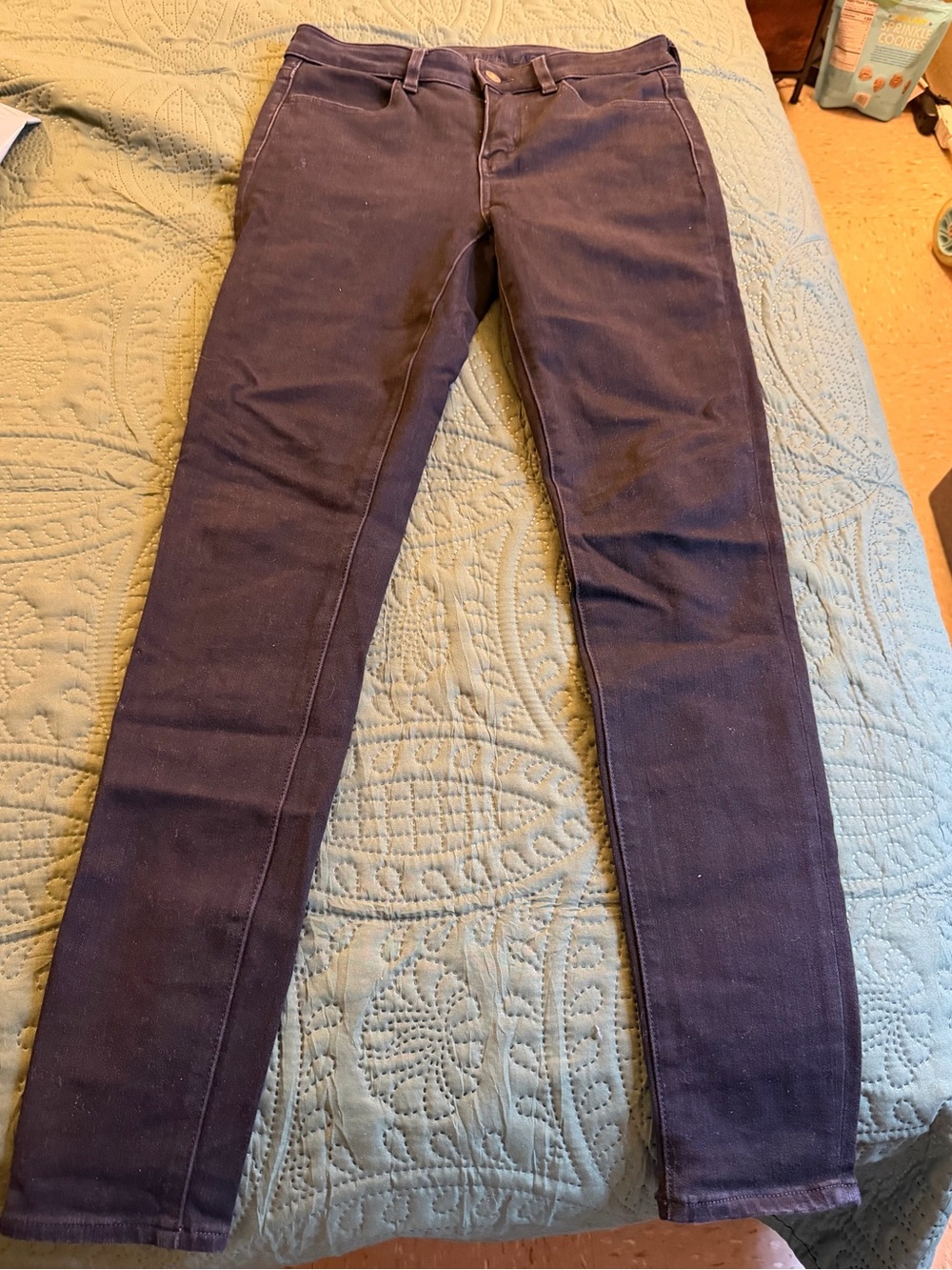 American Eagle Outfitters Skinny Jeans in Dark Blue